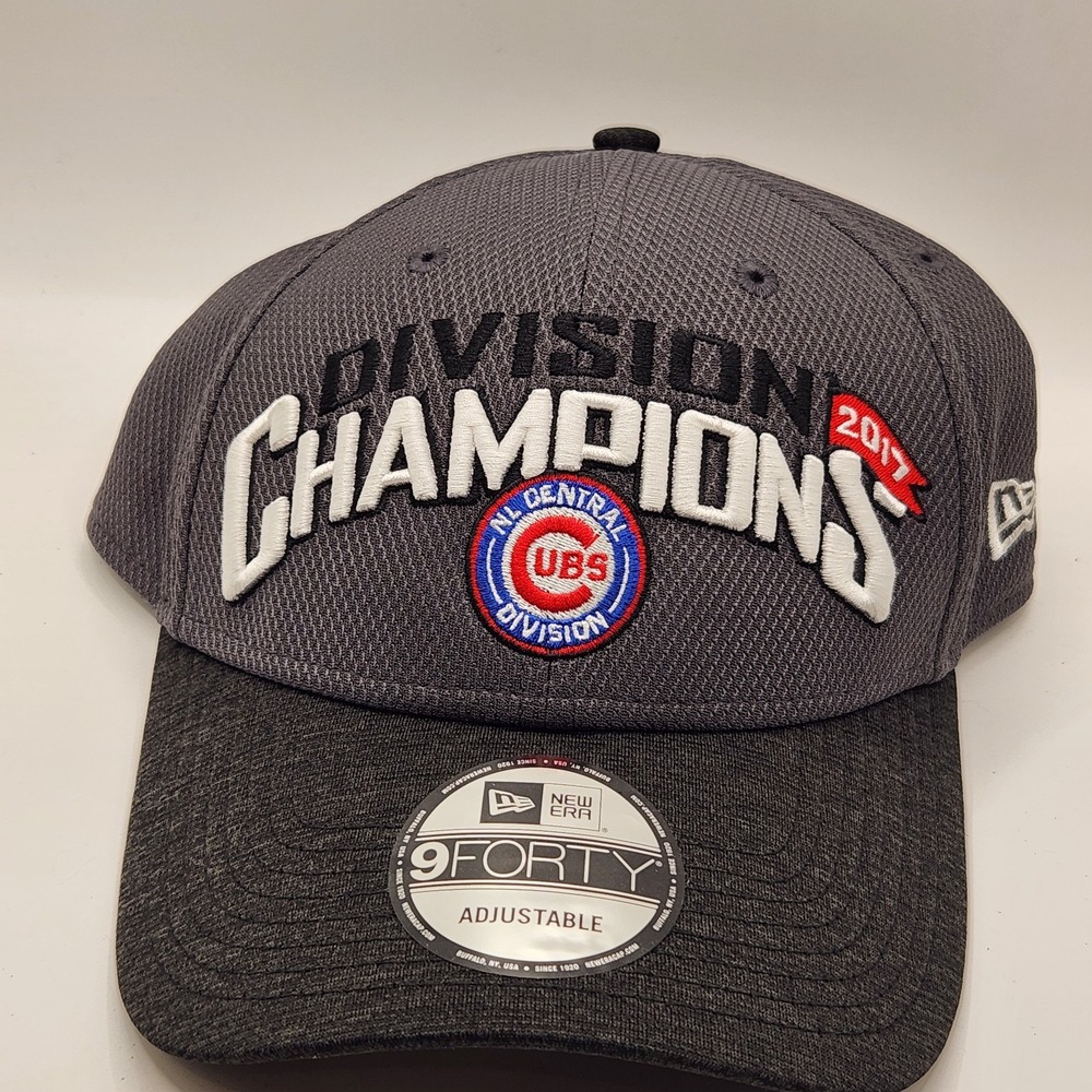 New Era 9FORTY Chicago Cubs 2017 Central Division Champions Hat Snapback Sample